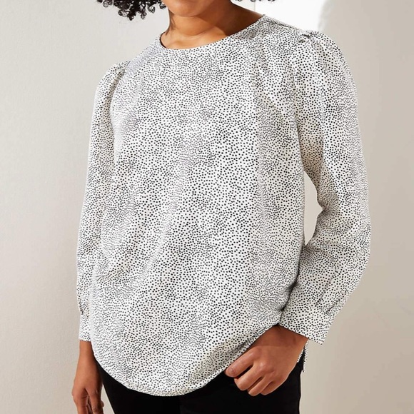 LOFT Tops - LOFT Shoulder Puff Blouse